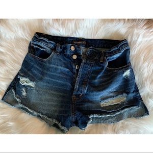 Abercrombie & Fitch Denim Cut-off Shorts